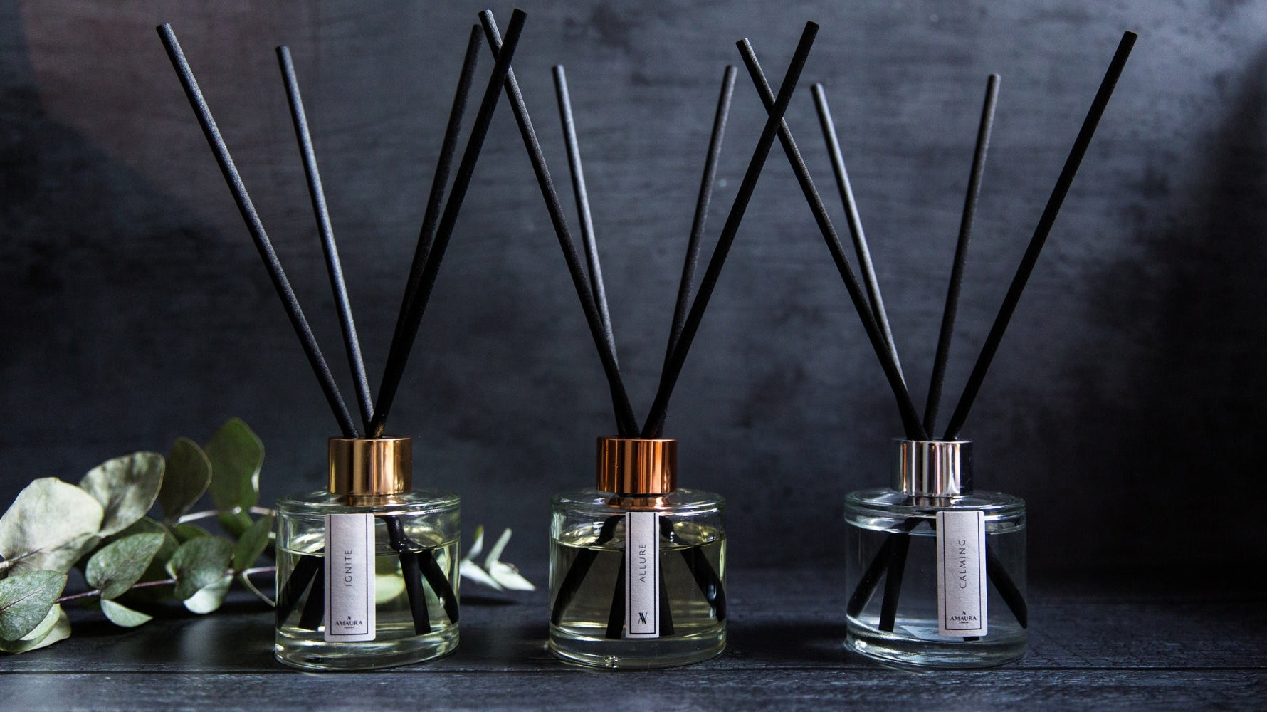 long-lasting alcohol-free reed diffuser — Amaura London