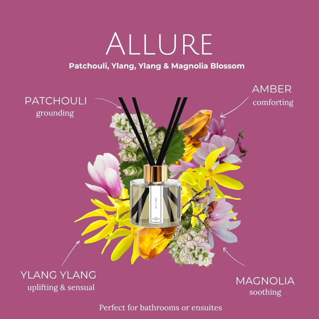 Living Room & Bathroom Duo | 2 Luxury Reed Diffusers allure