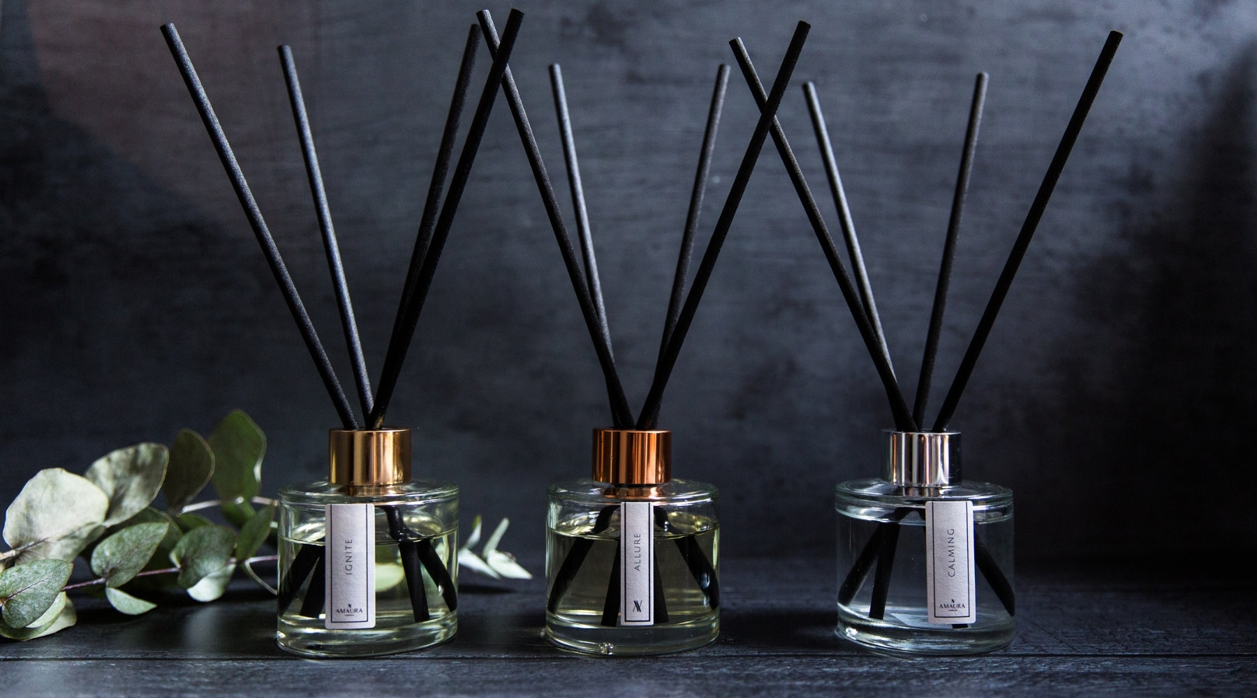 long-lasting alcohol-free reed diffuser — Amaura London