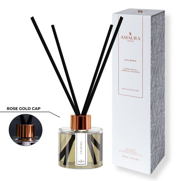 Calming - Luxury Reed Diffuser | Sandalwood, Amber & Lavender | 100ml