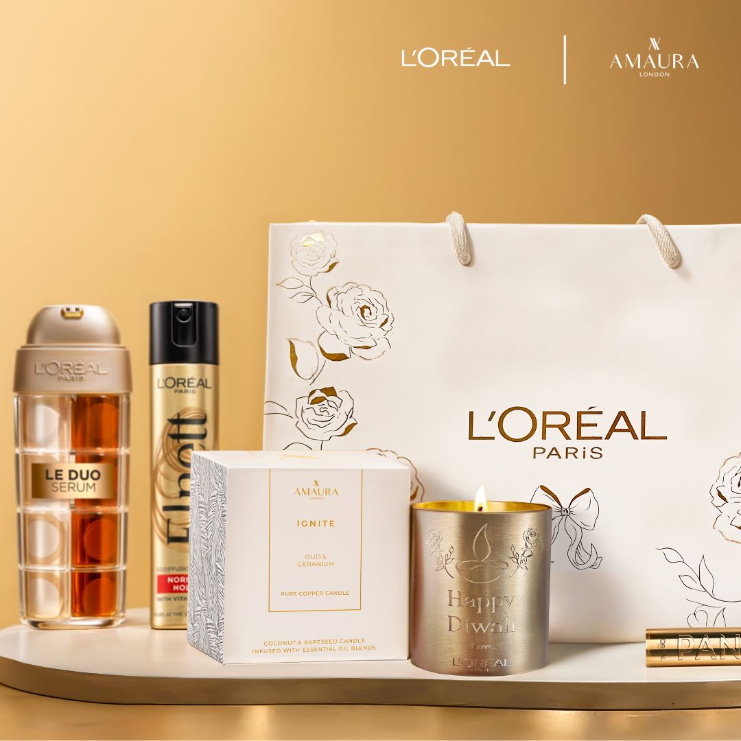 corporate Diwali candle and reed diffuser gifts 