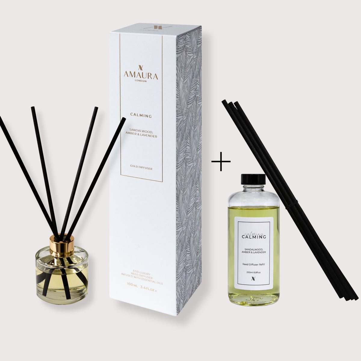 Calming Reed Diffuser & Refill Bundle – Amaura London